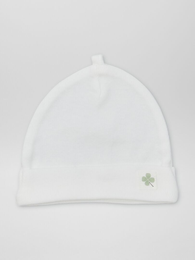 Gorro recién nacido 'La Manufacture de Layette' - blanco - Kiabi - 12.00€