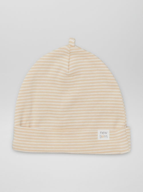 Pack de 2 gorros recién nacido - Kiabi