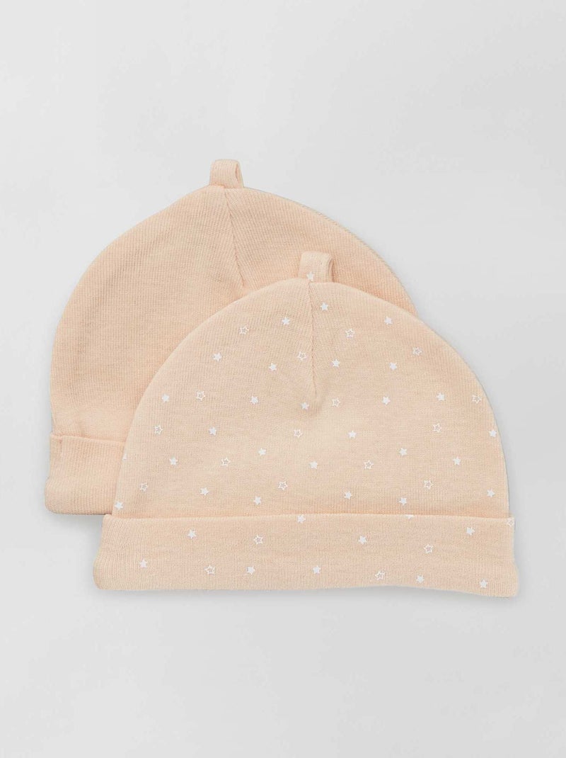 Pack de 2 gorros ROSA - Kiabi