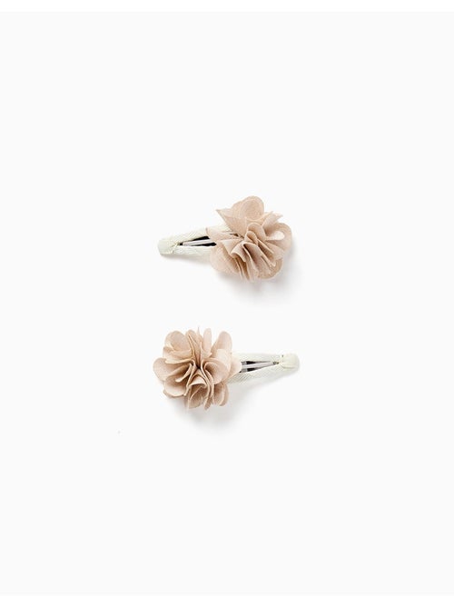 Pack de 2 horquillas con flores 3D - Kiabi