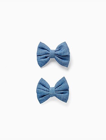 Pack de 2 horquillas con lazos vaqueros