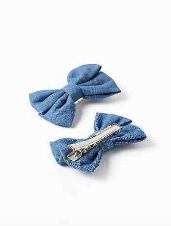 Pack de 2 horquillas con lazos vaqueros