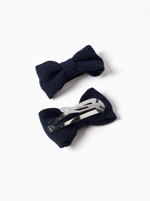 Pack de 2 horquillas para el pelo con lazo - Kiabi