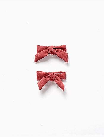 Pack de 2 horquillas para el pelo con lazo
