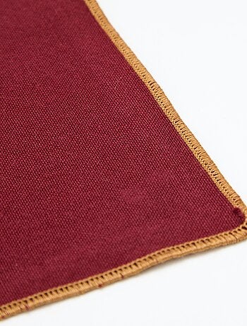 Pack de 2 manteles individuales/servilletas lisos 2 en 1 (32x40 cm) - Kiabi Home