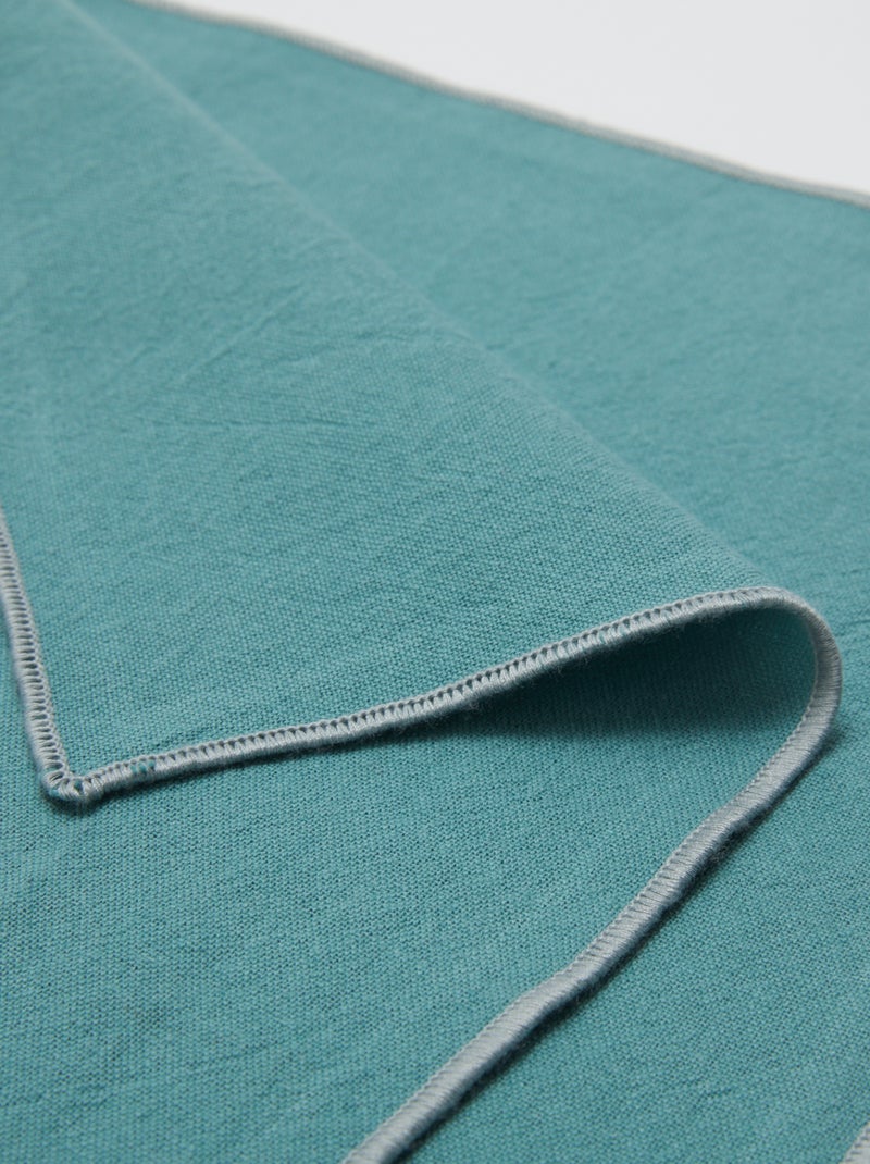 Pack de 2 individuales/servilletas lisos 2 en 1 (32x40 cm) - Kiabi Home VERDE - Kiabi
