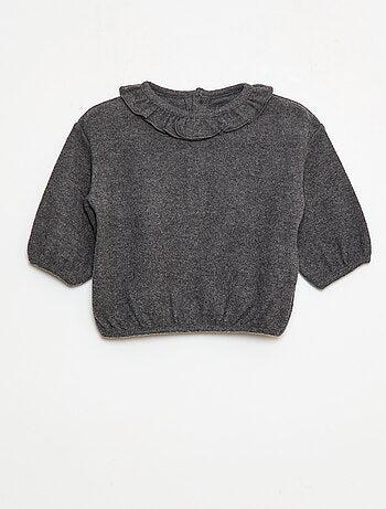 pack de 2 jerséis de punto con cuello fantasía