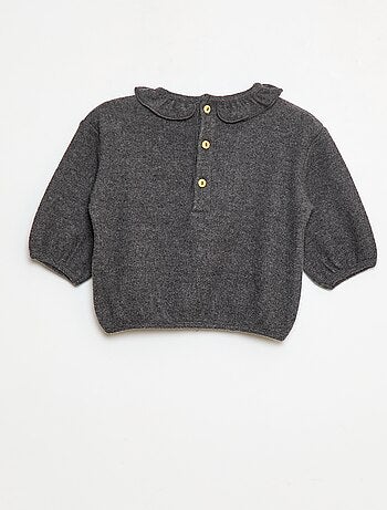 pack de 2 jerséis de punto con cuello fantasía