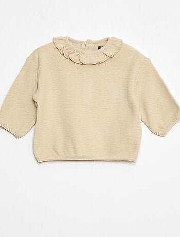 pack de 2 jerséis de punto con cuello fantasía