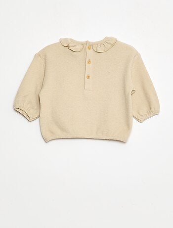 pack de 2 jerséis de punto con cuello fantasía