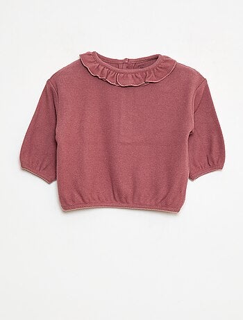 pack de 2 jerséis de punto con cuello fantasía