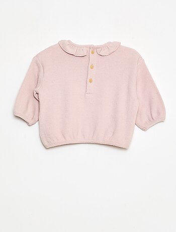 pack de 2 jerséis de punto con cuello fantasía