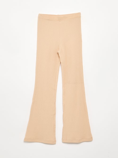 Pack de 2 leggings - 1 liso + 1 estampado - Kiabi