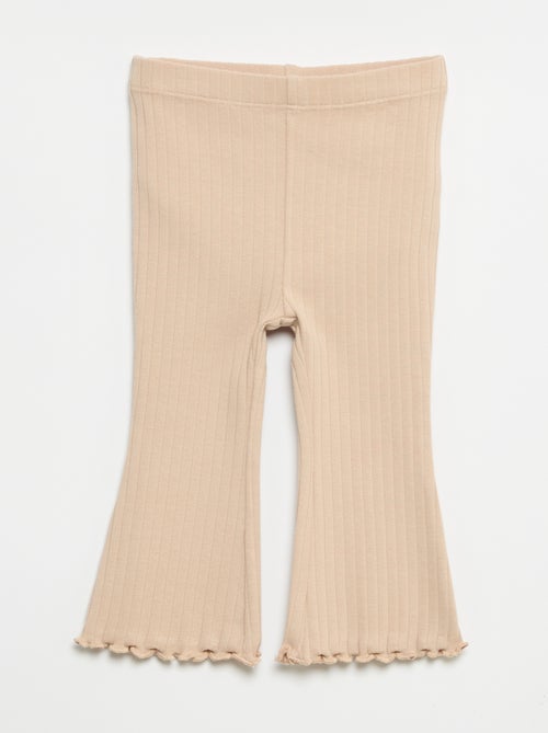 Pack de 2 leggings acampanados - Kiabi Pack de 2 leggings acampanados - Kiabi