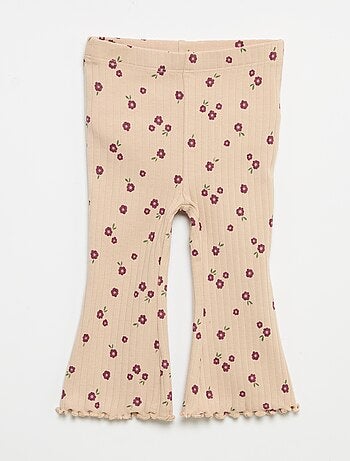Pack de 2 leggings acampanados