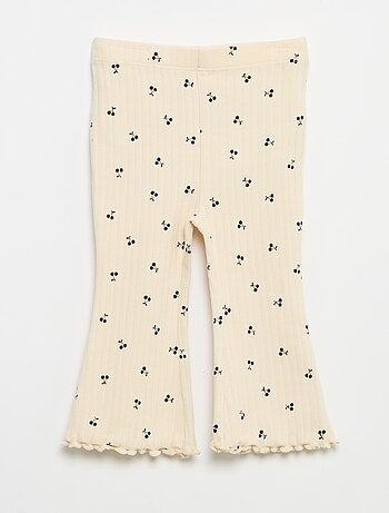 Pack de 2 leggings acampanados
