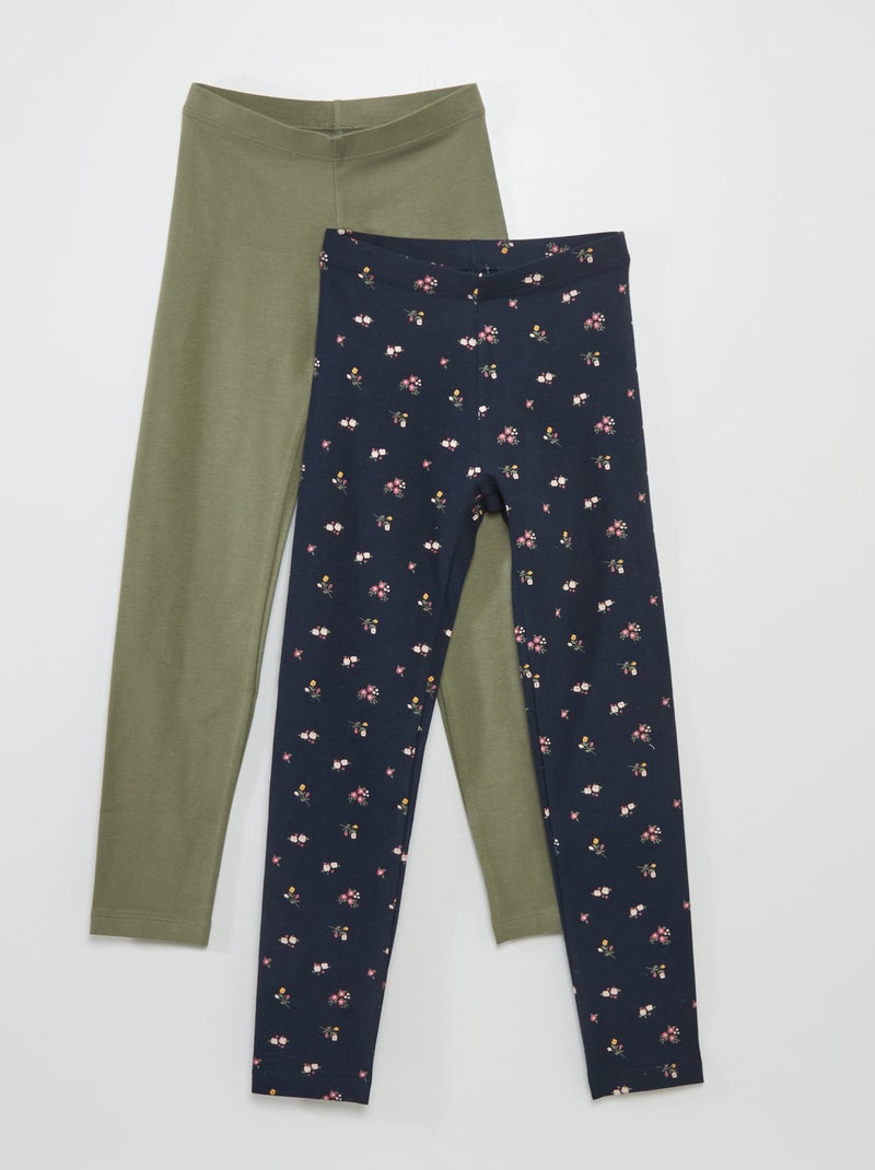 Pack de 2 leggings AZUL - Kiabi