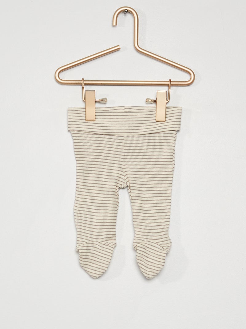 Pack de 2 leggings BLANCO - Kiabi