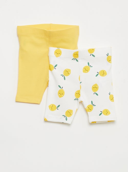 Pack de 2 leggings cortos - Kiabi
