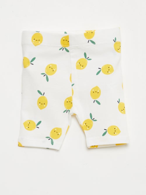Pack de 2 leggings cortos - Kiabi