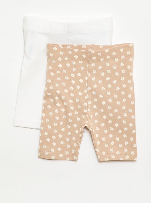 Pack de 2 leggings cortos - Kiabi