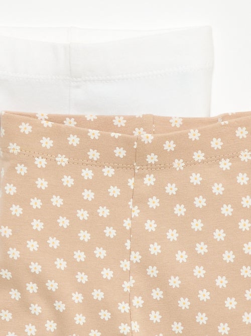 Pack de 2 leggings cortos - Kiabi