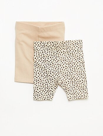 Pack de 2 leggings cortos