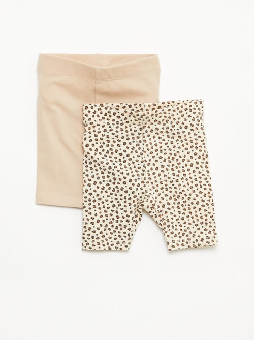 Pack de 2 leggings cortos - Kiabi