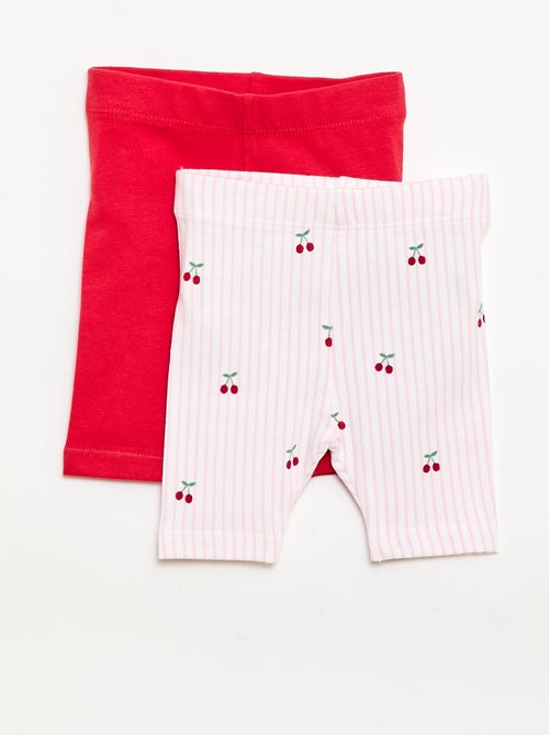 Pack de 2 leggings cortos - Kiabi
