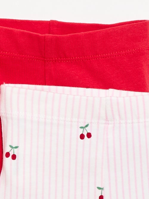 Pack de 2 leggings cortos - Kiabi