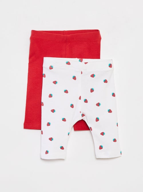 Pack de 2 leggings cortos - Kiabi
