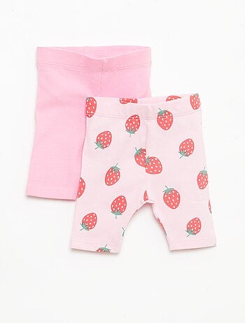 Pack de 2 leggings cortos