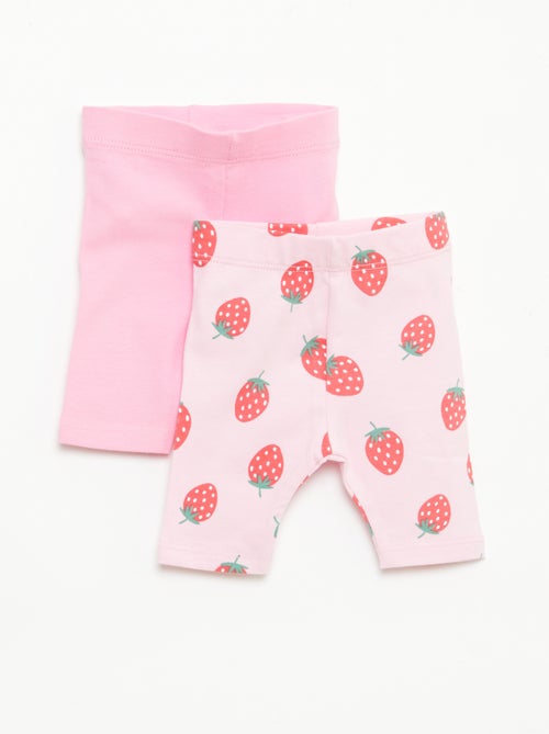 Pack de 2 leggings cortos - Kiabi