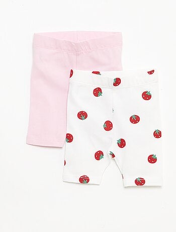 Pack de 2 leggings cortos