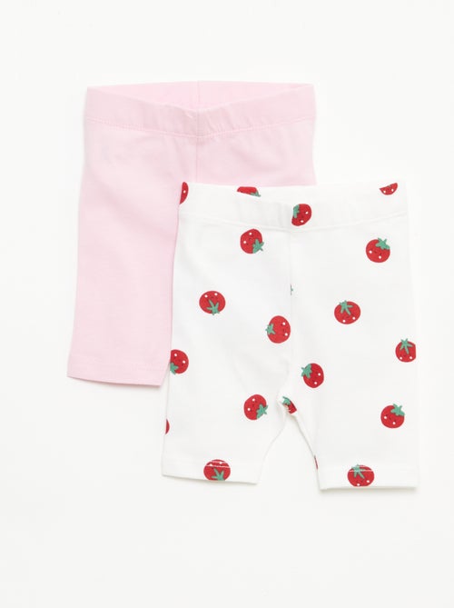Pack de 2 leggings cortos - Kiabi