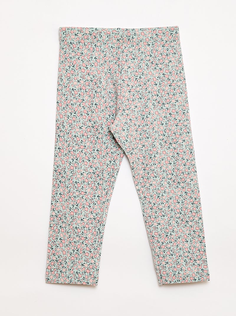 Pack de 2 leggings cortos Rosa - Kiabi