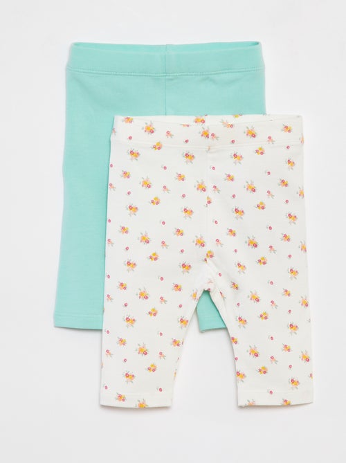 Pack de 2 leggings cortos - Kiabi