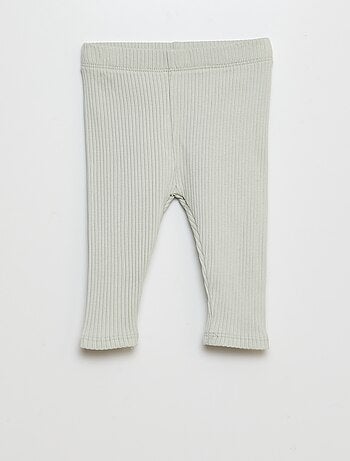 Pack de 2 leggings de canalé