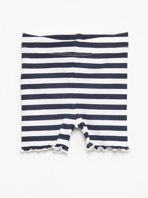 Pack de 2 leggings de canalé - Kiabi