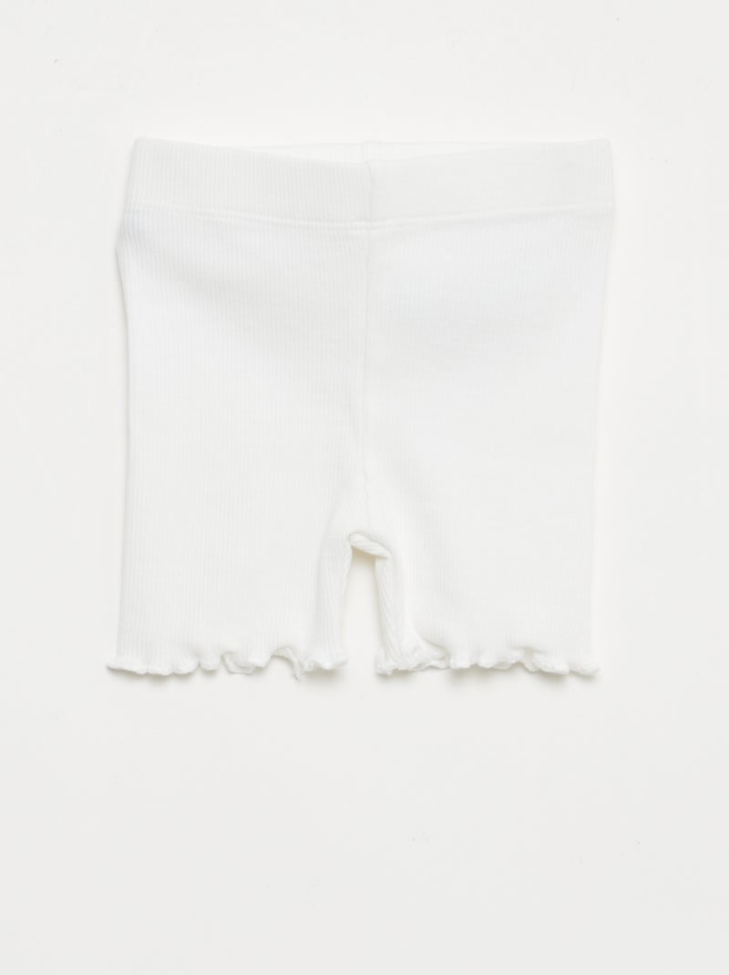 Pack de 2 leggings de canalé Azul - Kiabi