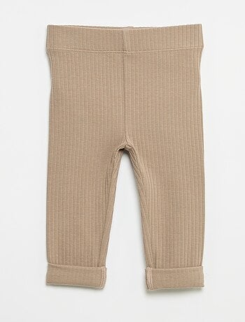 Pack de 2 leggings de canalé