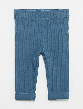Pack de 2 leggings de canalé