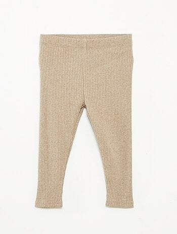 Pack de 2 leggings de canalé