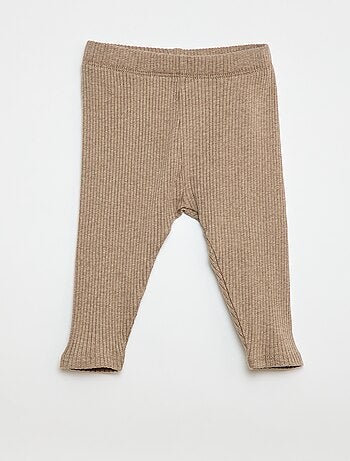 Pack de 2 leggings de canalé