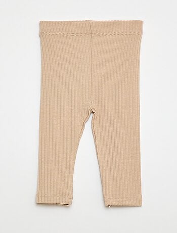 Pack de 2 leggings de canalé