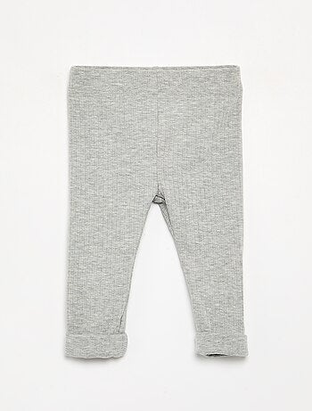 Pack de 2 leggings de canalé