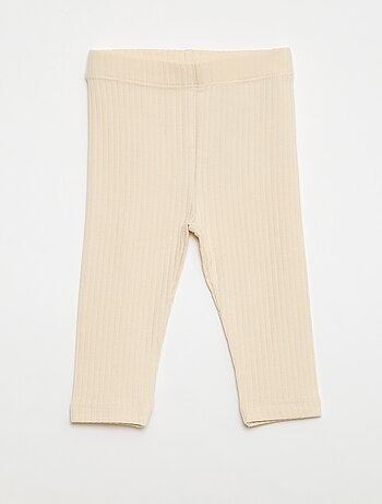 Pack de 2 leggings de canalé