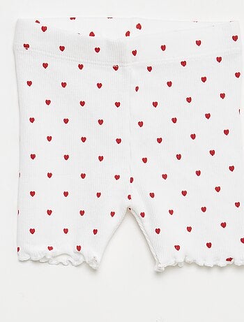 Pack de 2 leggings de canalé