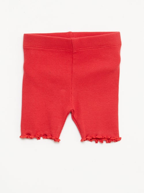 Pack de 2 leggings de canalé - Kiabi