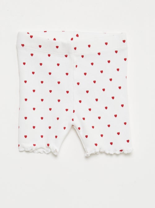 Pack de 2 leggings de canalé - Kiabi